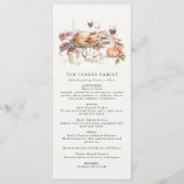 Menu Rustige Thanksgiving (Voorkant)