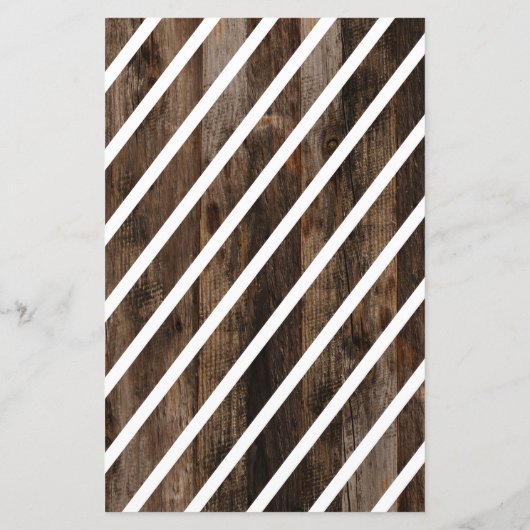 Menu Rustique du dîner Thanksgiving (Dos)