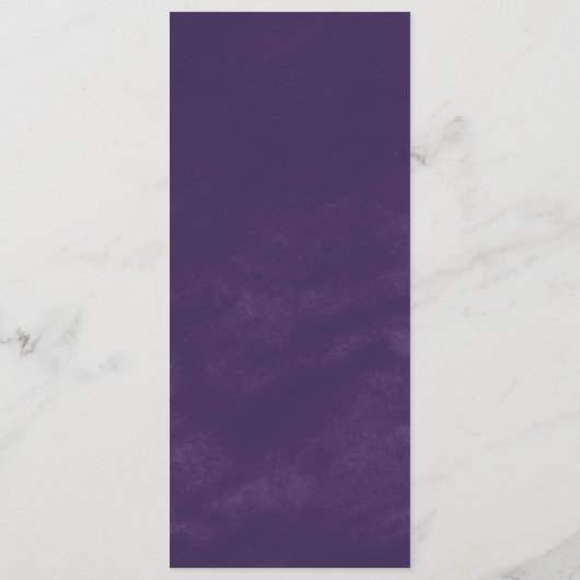 Menu Rustique Lavande et Eucalyptus Mariage dîner (Dos)