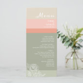 Menu Sage de corail de la pêche de la mer moderne (Debout devant)