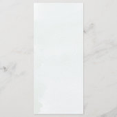 Menu Sage Eucalyptus Verdure Simple Chic Mariage (Dos)