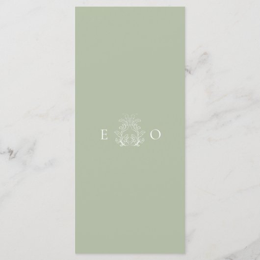 Menu sage green (Dos)