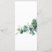 Menu Sage Green Eucalyptus Elegant Boho Wedding (Dos)
