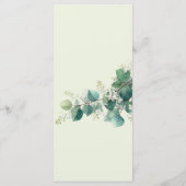 Menu Sage Green Eucalyptus Elegant Boho Wedding (Dos)