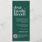 Menu Sage Green Modern Handwriting Wedding Dinner  (Dos)