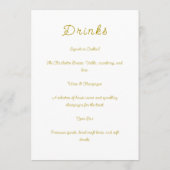 Menu Sage Green & Soft Yellow Botanical Wedding (Dos)