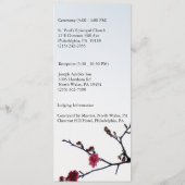 Menu Sakura Double Bonheur pour le Printemps (Dos)