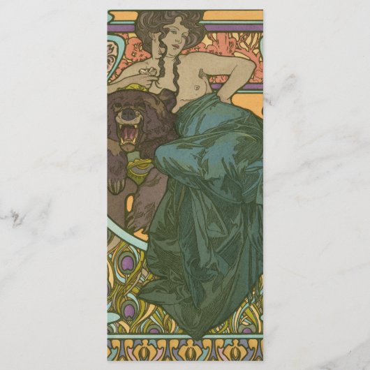 Menu Sans titre par Alphonse Mucha (1902) (Devant)