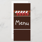 Menu Santa Kerstmis (Voorkant / Achterkant)