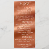 Menu Sateen Lace Butterfly Weddenschap (Voorkant)