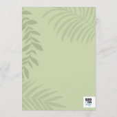 Menu Sauge Palm Shadow (Dos)