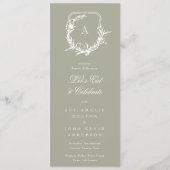 Menu sauge vert classique monographie crête Notre Maria (Dos)