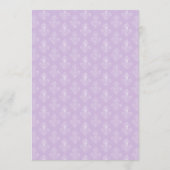 Menu Script Classique Victorien Sophistiqué Violet (Dos)