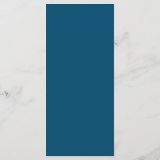 Menu Script moderne, bleu foncé (Dos)