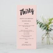 Menu Script moderne Chaque année 30e fête d'anniversair (Debout devant)