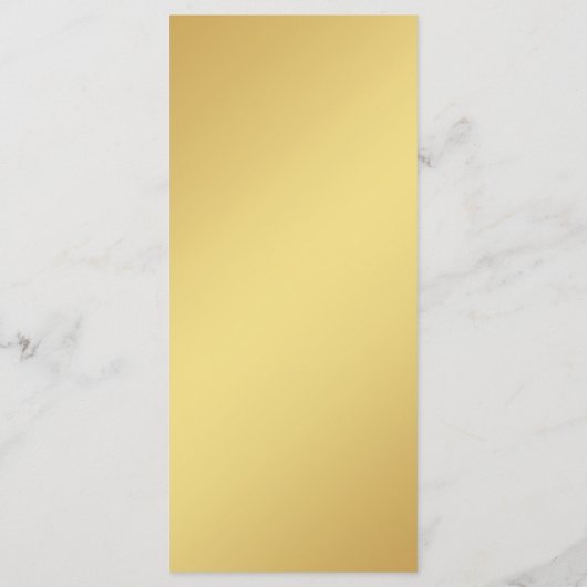 Menu Script simple Mangeons Black & Gold Mariage (Dos)