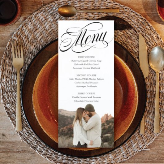 Menu Scripty Photo Wedding Day