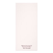 Menu Service Spa du Salon Simple Pink Script (Dos)