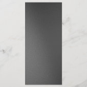 Menu Silver Confetti & Black Surprise Party (Achterkant)