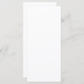 Menu simple (Devant / Derrière)