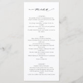 Menu simple (Devant)