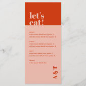 Menu simple (Devant)
