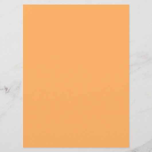 Menu simple et moderne noir et orange mariage plat (Dos)