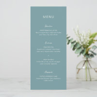 Simple Mariage Bleu Élégant et Discret