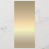 Menu Simple verdure Eucalyptus Mariage élégant (Dos)