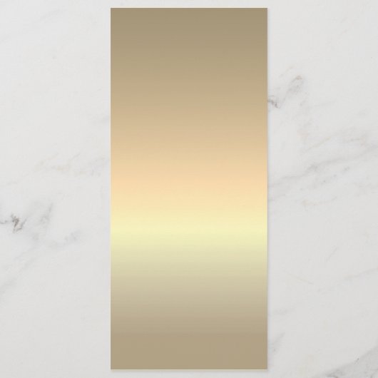 Menu Simple verdure Eucalyptus Mariage élégant (Dos)