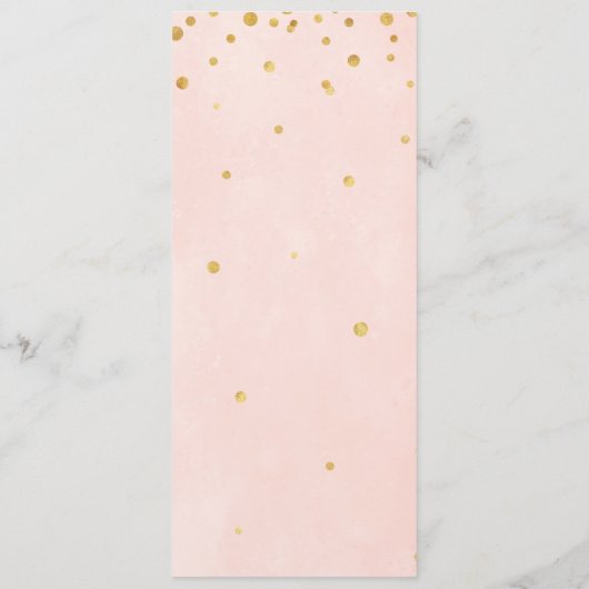 Menu Sip Sip Hooray Brunch Fiançailles | Douche (Dos)