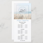 Menu Sirène Et Dauphin Aliments De Mer (Devant / Derrière)