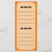 Menu Skeletons d'Halloween Macabre Dance (Dos)