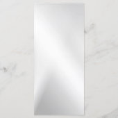 Menu Soirée de mariage Floral rose violet argenté dîner (Dos)