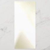 Menu Soirée de mariage Orange Jaune Rouge Floral Vert (Dos)