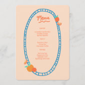 Menu Soirée de mariage pour Baby shower nuptial à base (Devant)