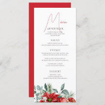 Soirée de Noël de l'aquarelle de Poinsettia