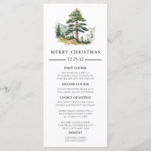 Menu Soirée de Noël Splendor d'hiver