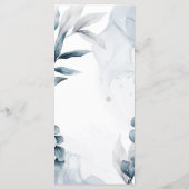 Menu Soirée Feuille Eucalyptus Bleu Plutôt Duste (Dos)