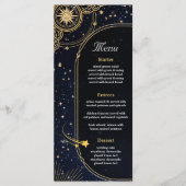 Menu Soleil céleste et mariage de lune (Devant)