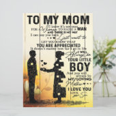 Menu Son To My Mom Present | Cute Gift for Mommy (Debout devant)