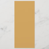 Menu Sophisticated Mustard Yellow Minimalist Wedding Me (Dos)