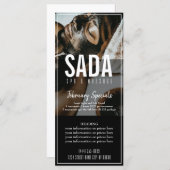 Menu spa Salon Massage Tarifs (Devant / Derrière)