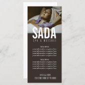 Menu spa Salon Massage Tarifs (Devant / Derrière)