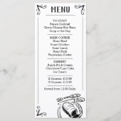 Menu Spécial Dîner Description. (Devant)