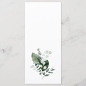 MENU SPRING BEAUTY BOTANICAL VERT MARIAGE (Dos)