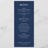 Menu Spring Floral Wedding (Devant)
