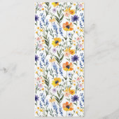 Menu Spring Floral Wedding (Dos)