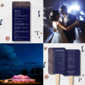 Menu Stardust or Rose de la marine romantique