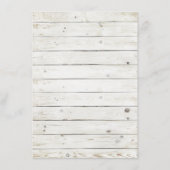 Menu Starfish Whitewashed Wood Beach Wedding Collection (Dos)